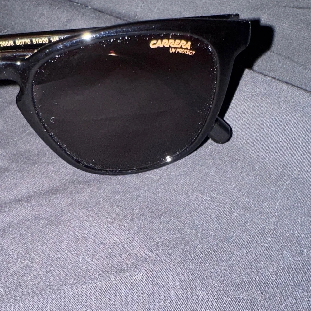 Carrera Black Sunglasses EUC - Picture 2 of 3